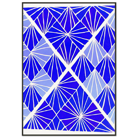 Sonia Delaunay  COMPOSITION 24 Framed Art Print  - Aluminum Frame - 21x29.7 cm / 8x12"