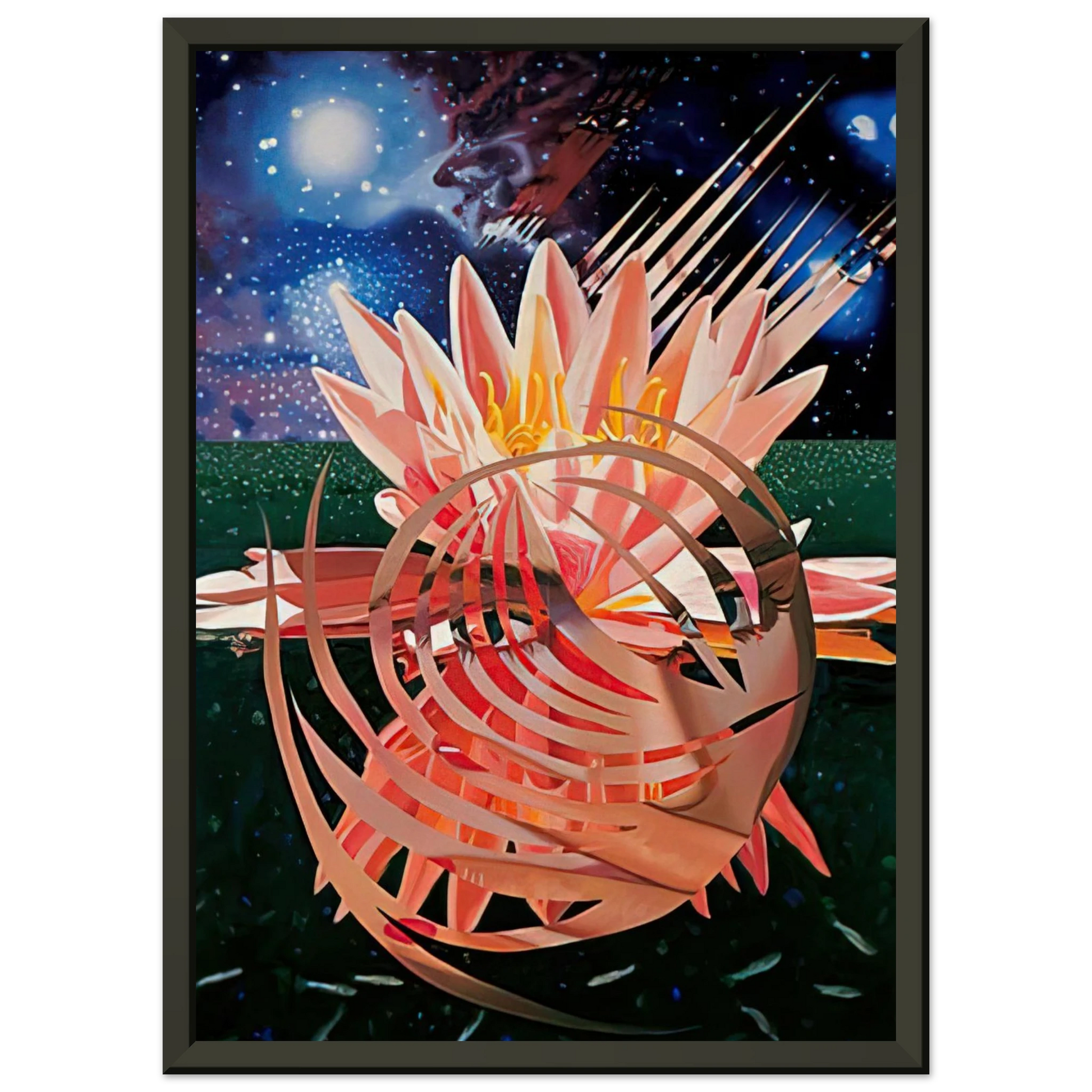 James Rosenquist  Welcome to the Water Planet Framed Art Print  - Aluminum Frame - 60x80 cm / 24x32 inches