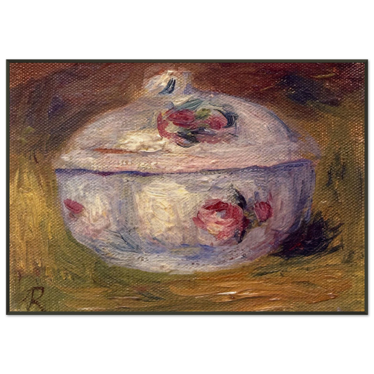 PierreAuguste Renoir  Sugar Bowl Framed Art Print  - Aluminum Frame - 21x29.7 cm / 8x12"
