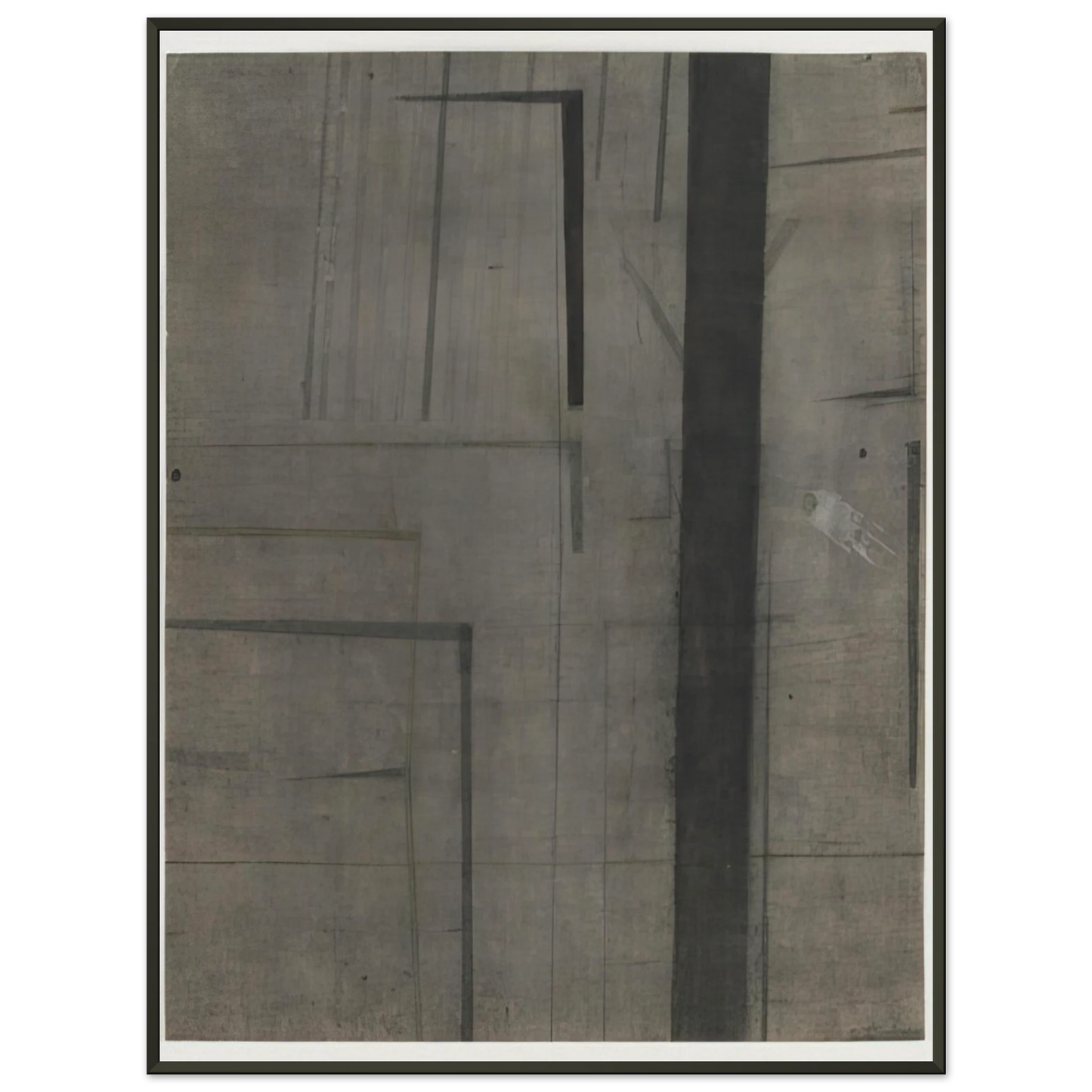 Nasreen Mohamedi  Untitled  1969 Framed Art Print  - Aluminum Frame - 70x100 cm / 28x40 inches