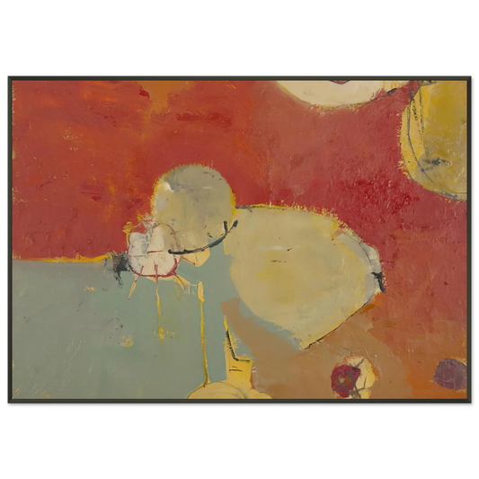 Richard Diebenkorn  Untitled 2 Sausalito Framed Art Print  - Aluminum Frame - 21x29.7 cm / 8x12"
