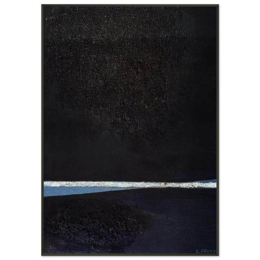 Enrico Prampolini  ASTRAZIONE PLASTICA X 1955 Framed Art Print  - Aluminum Frame - 21x29.7 cm / 8x12"