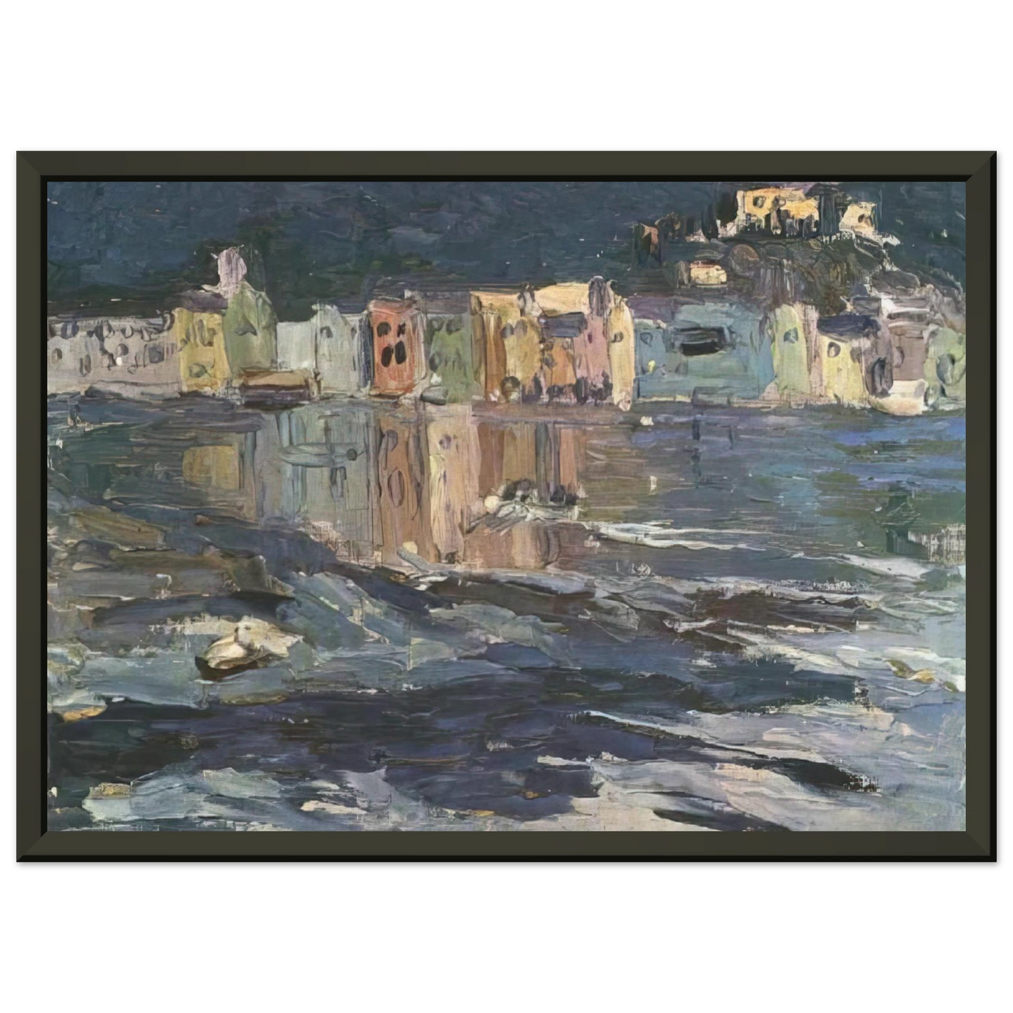 Wassily Kandinsky  SANTA MARGUERITE 1906 Framed Art Print  - Aluminum Frame - 60x80 cm / 24x32 inches