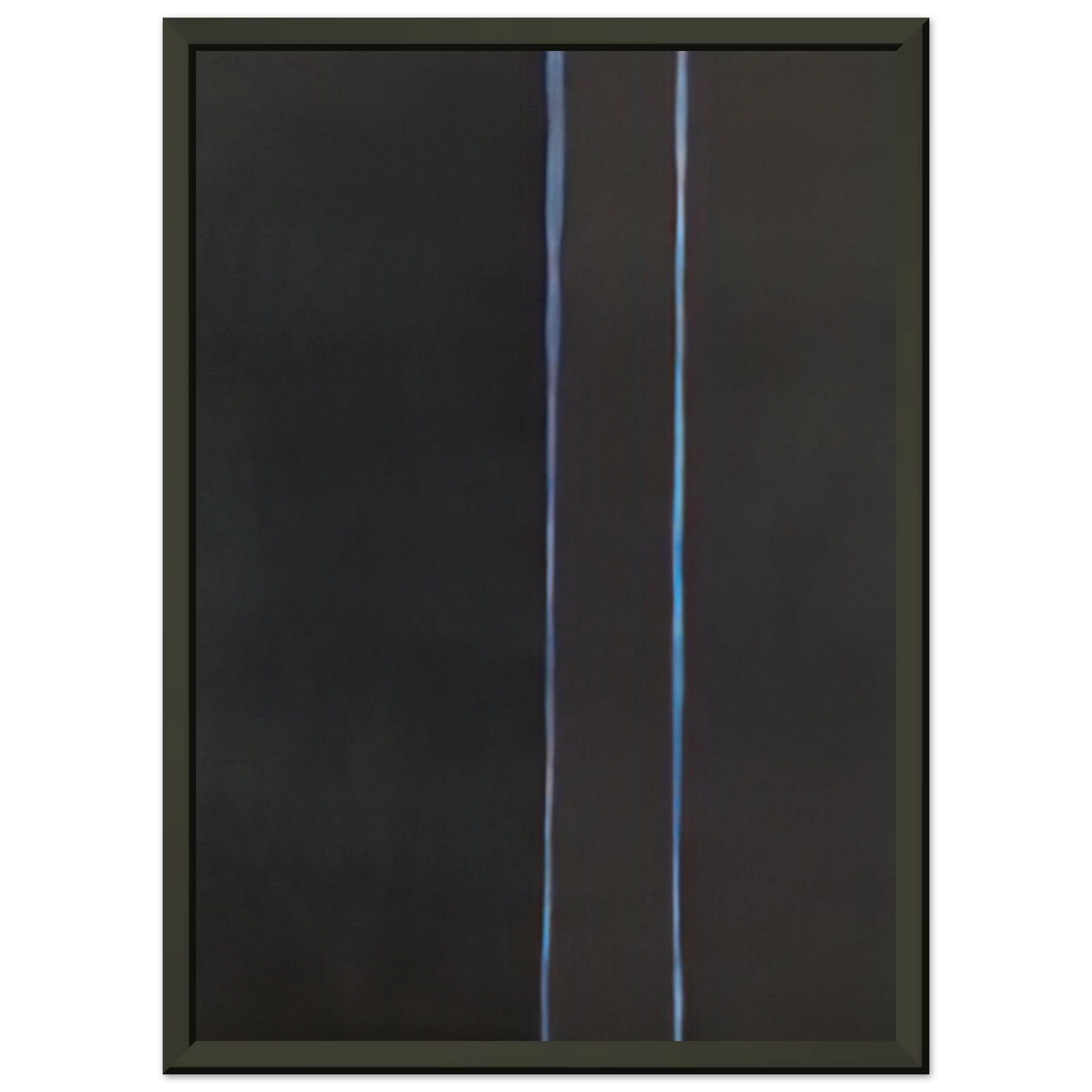 Barnett Newman  By Twos Framed Art Print  - Aluminum Frame - 60x80 cm / 24x32 inches