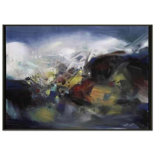 Chu teh Chun  EQUINOX 2007 Framed Art Print  - Aluminum Frame - 21x29.7 cm / 8x12"