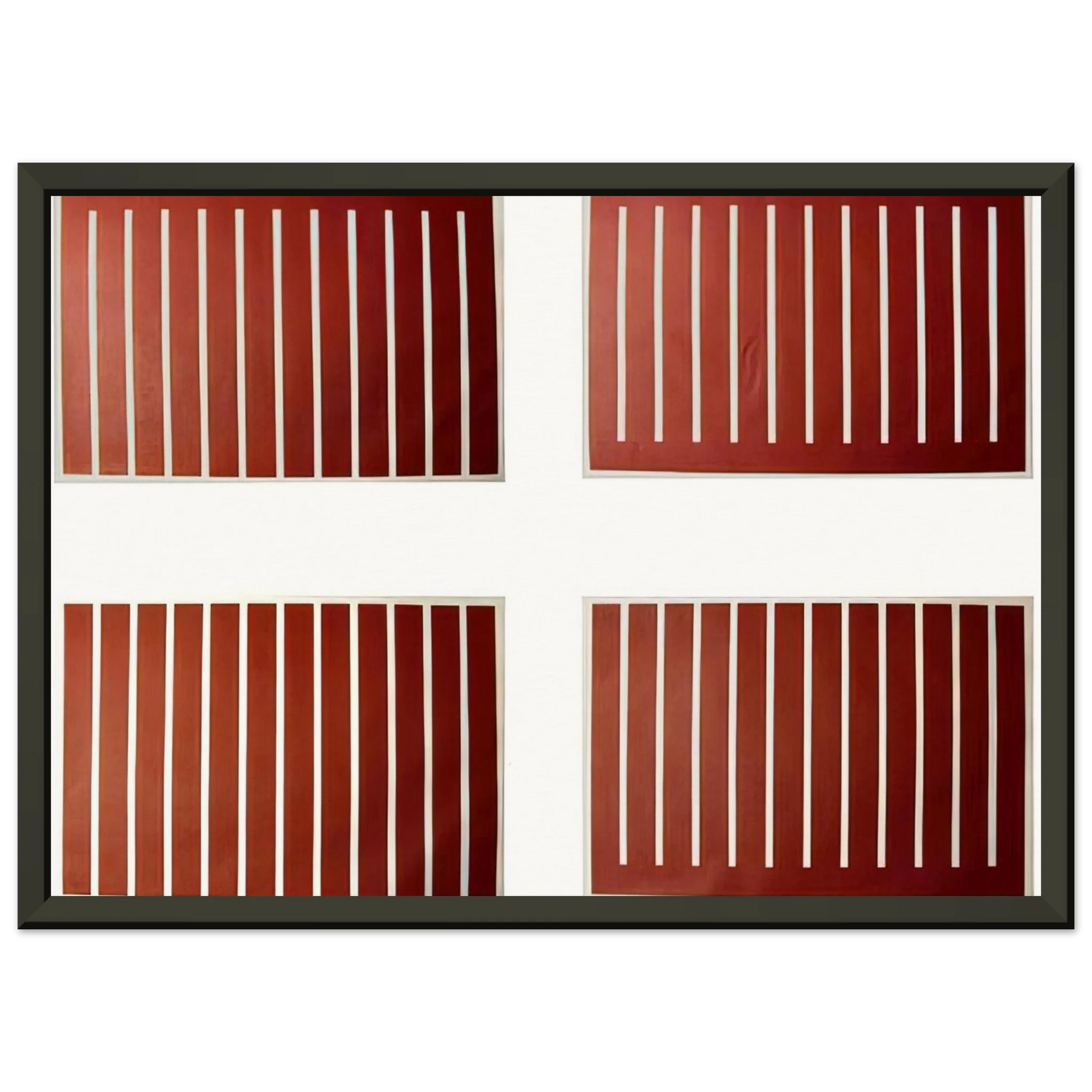 Donald Judd  Untitled  1992 Framed Art Print  - Aluminum Frame - 60x80 cm / 24x32 inches
