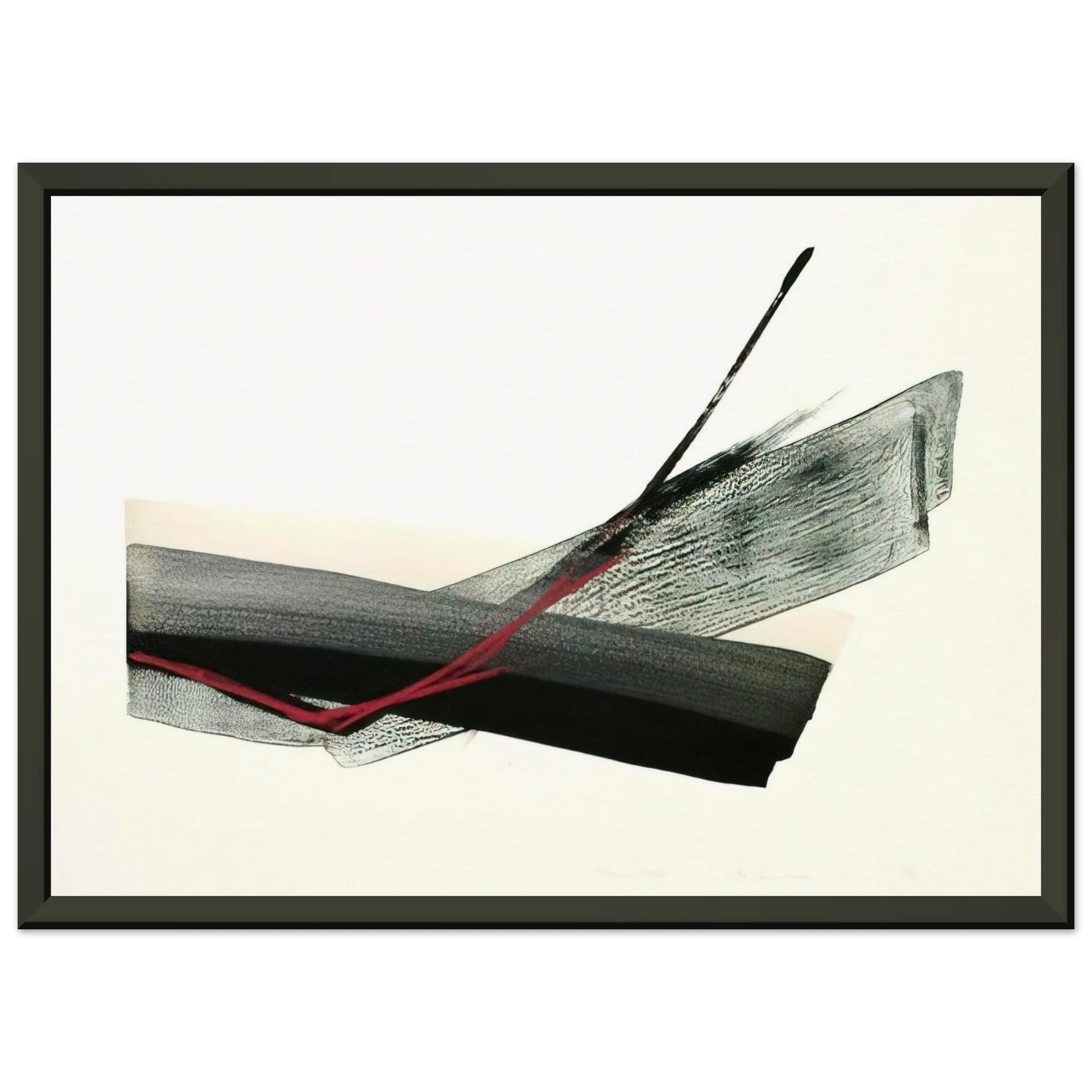 Toko Shinoda  Gratitude  Abstract Expressionism Framed Art Print  - Aluminum Frame - 40x50 cm / 16x20 inches