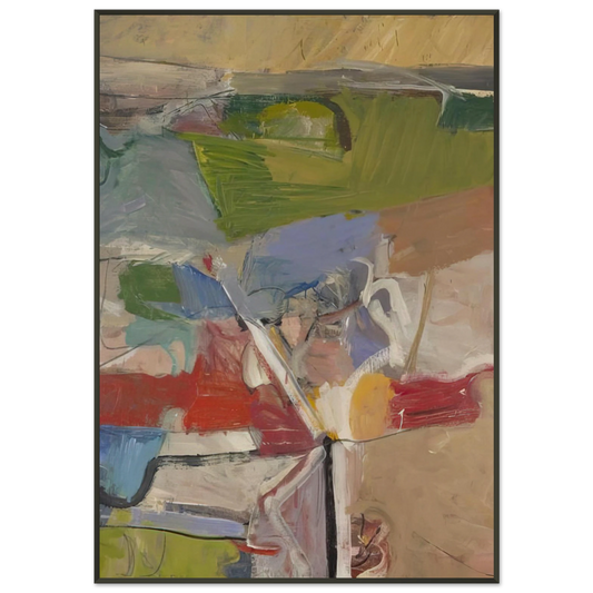 Richard Diebenkorn  Berkeley 23 Framed Art Print  - Aluminum Frame - 21x29.7 cm / 8x12"