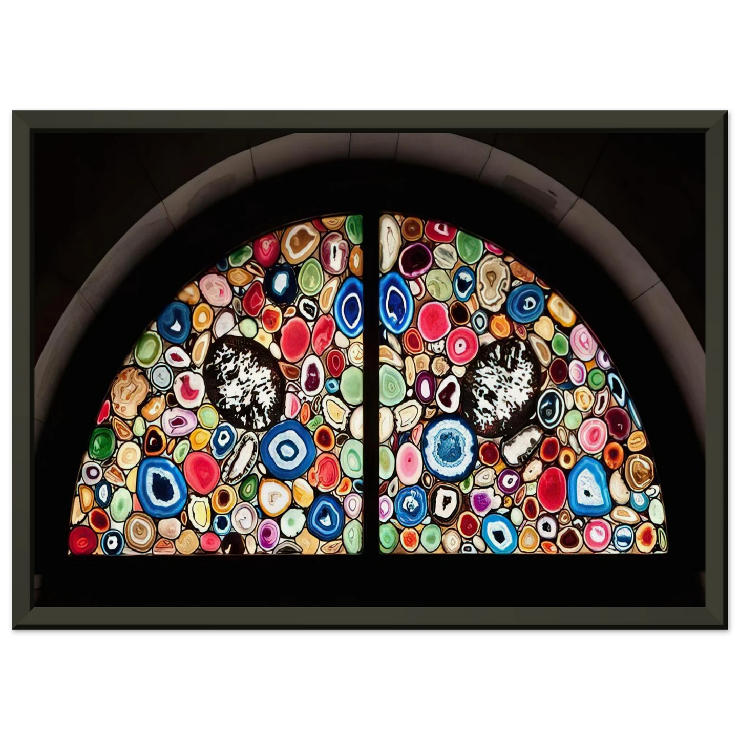 Sigmar Polke  AHATFENSTER 2009 3 Framed Art Print  - Aluminum Frame - 70x100 cm / 28x40 inches
