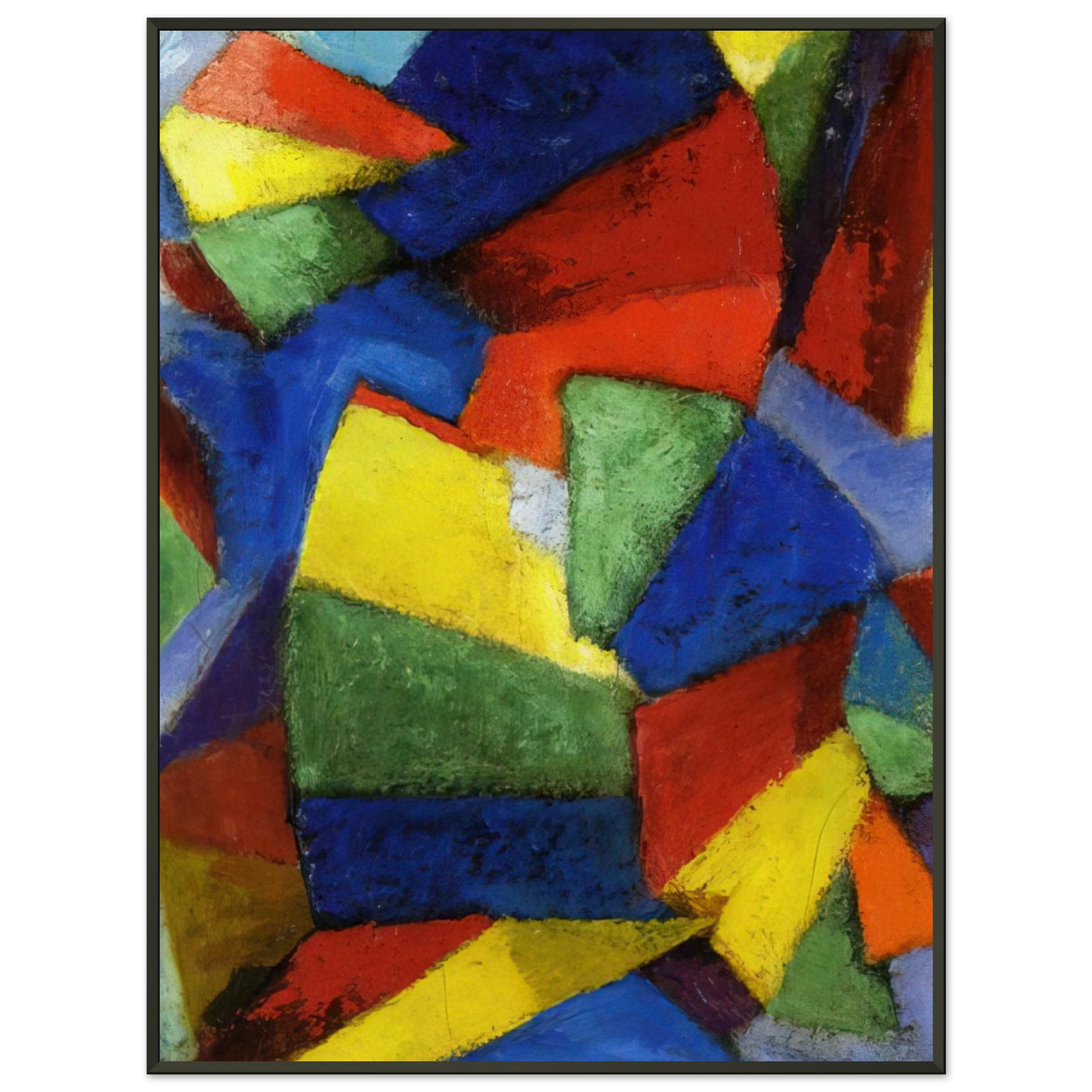 Morgan Russell  Synchromy in BlueViolet  1912 Framed Art Print  - Aluminum Frame - 70x100 cm / 28x40 inches