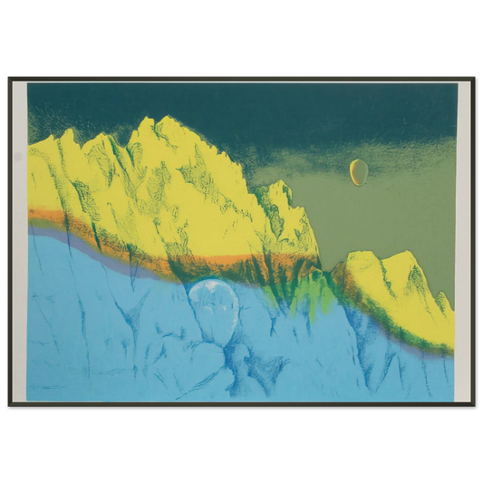 Clarence Holbrook Carter  Pilgrimage 4  1977 Framed Art Print  - Aluminum Frame - 21x29.7 cm / 8x12"