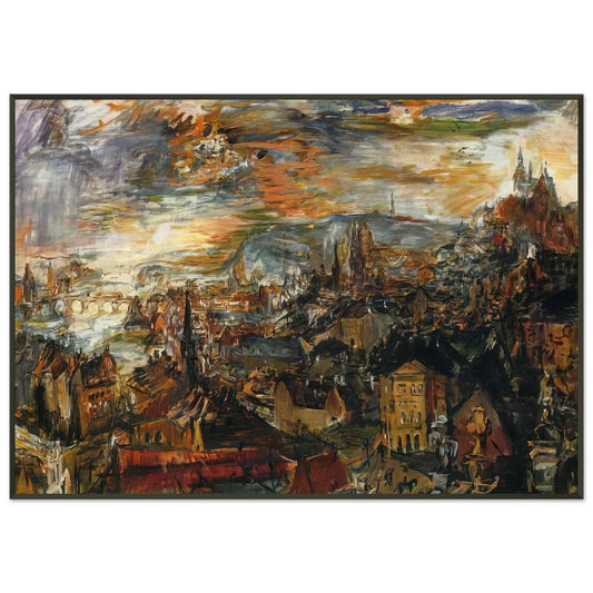 OSKAR KOKOSCHKA  NOTDETECTED235890 Framed Art Print  - Aluminum Frame - 21x29.7 cm / 8x12"