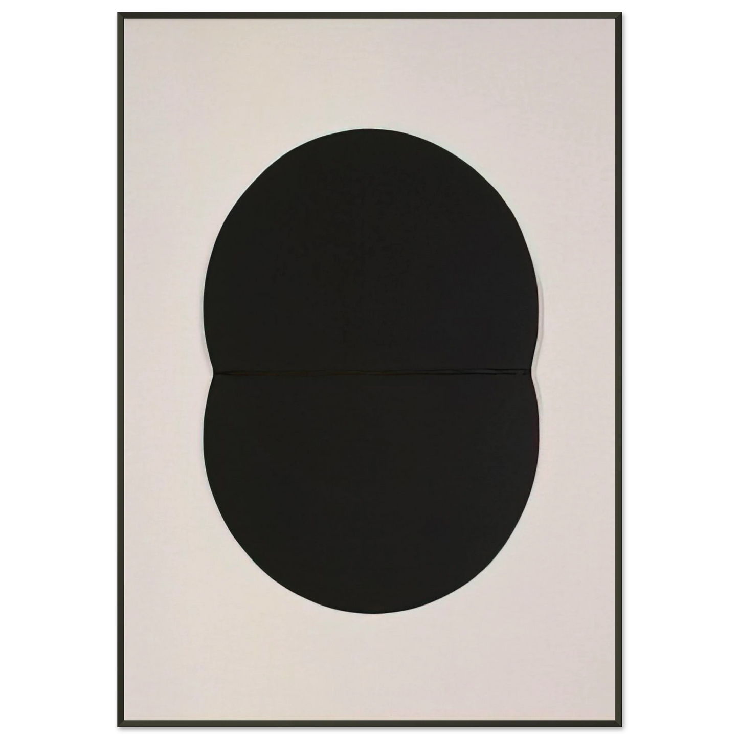 Ellsworth Kelly  Study for White Plaque Bridge Arch and Reflection Framed Art Print  - Aluminum Frame - 21x29.7 cm / 8x12"