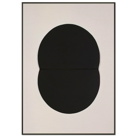 Ellsworth Kelly  Study for White Plaque Bridge Arch and Reflection Framed Art Print  - Aluminum Frame - 21x29.7 cm / 8x12"