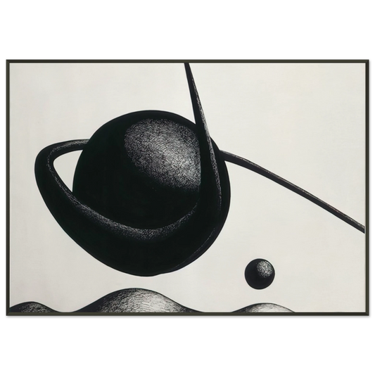 Alexander Calder  THE PLANET 1933 Framed Art Print  - Aluminum Frame - 21x29.7 cm / 8x12"