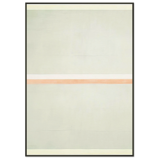 Agnes Martin  Gratitude Framed Art Print  - Aluminum Frame - 21x29.7 cm / 8x12"