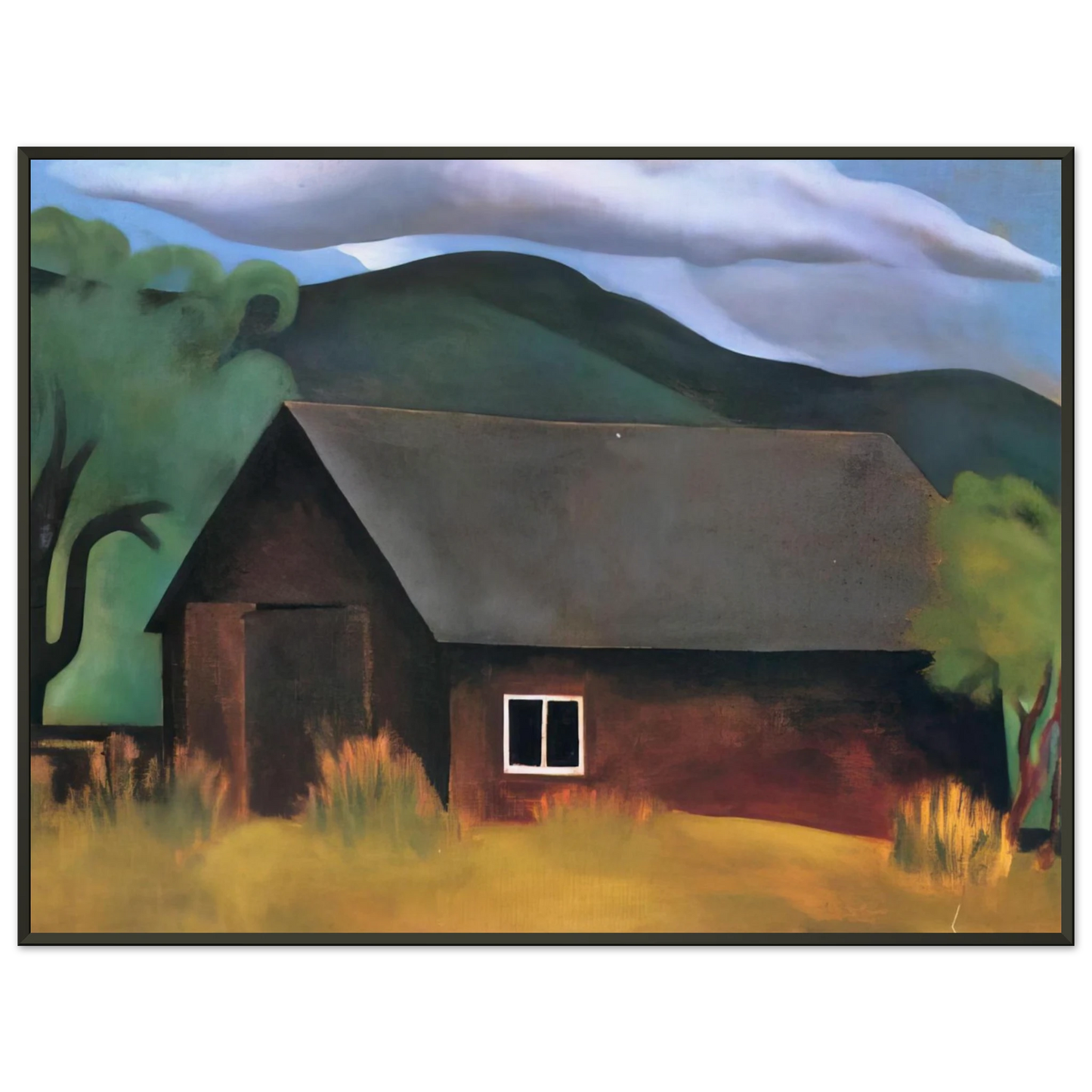 Georgia OKeeffe  My Shanty Lake George Framed Art Print  - Aluminum Frame - 60x80 cm / 24x32 inches