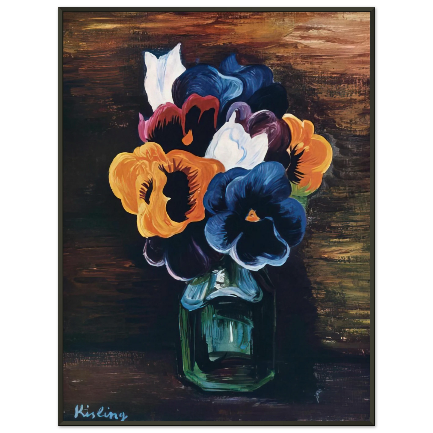Moise Kisling  NOT IDENTIFIED 14 Framed Art Print  - Aluminum Frame - 60x80 cm / 24x32 inches
