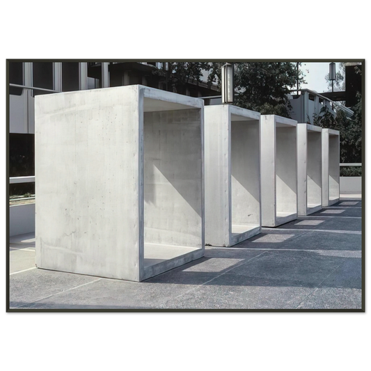 Donald Judd  Untitled for Leo Castelli  1977 Framed Art Print  - Aluminum Frame - 21x29.7 cm / 8x12"
