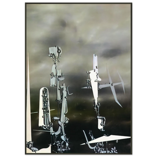 Yves Tanguy  Phantoms Framed Art Print  - Aluminum Frame - 21x29.7 cm / 8x12"