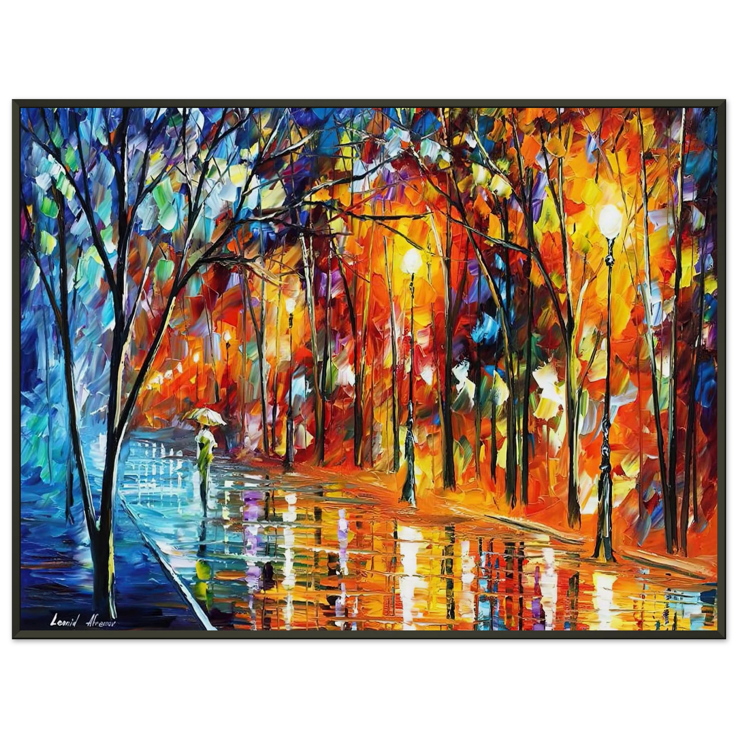 Leonid Afremov  Leonid Afremov Framed Art Print  - Aluminum Frame - 70x100 cm / 28x40 inches