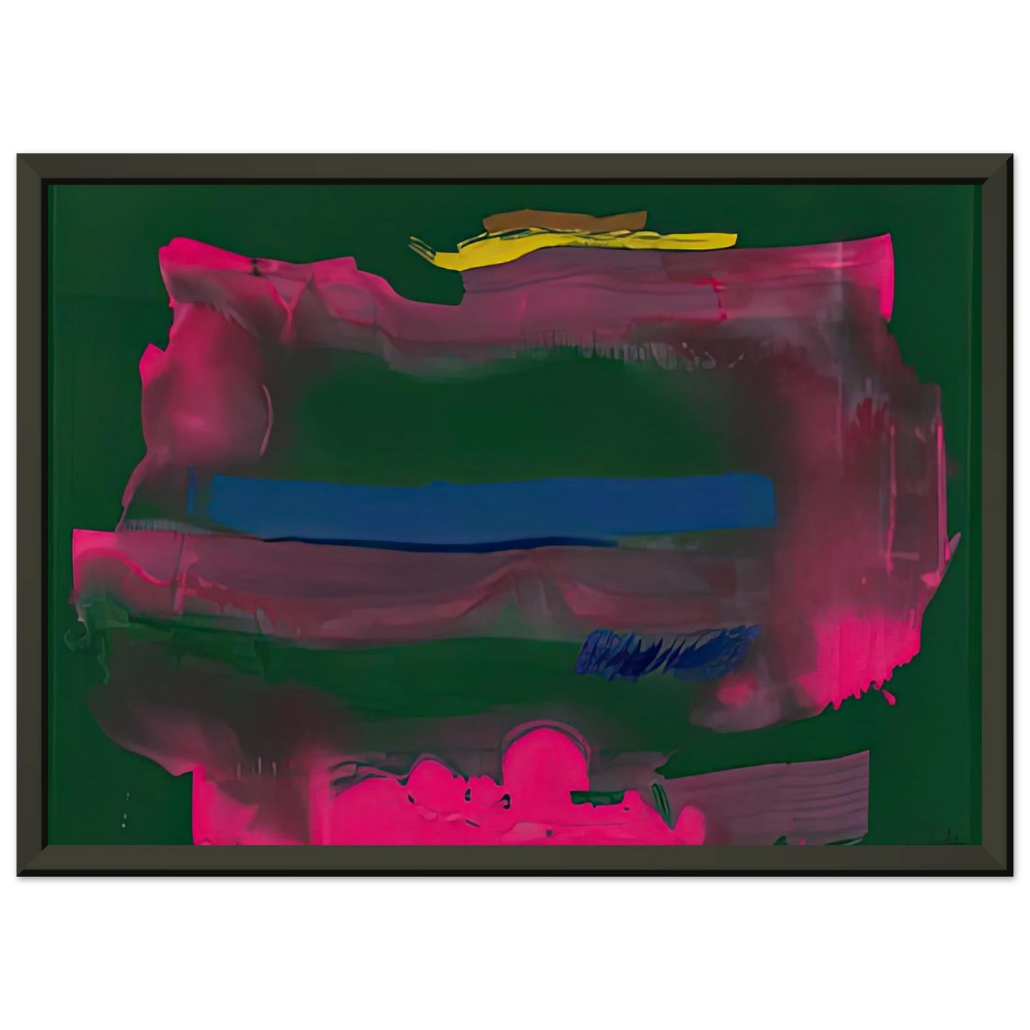 Helen Frankenthaler  Reef 1991 Framed Art Print  - Aluminum Frame - 60x80 cm / 24x32 inches