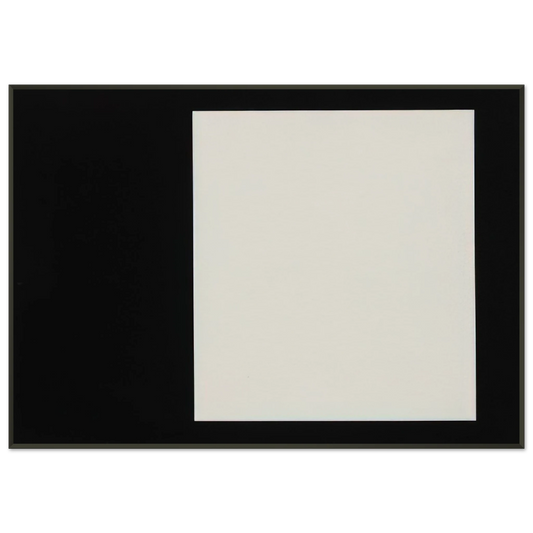 Ellsworth Kelly  Rectangle from the series Line Form Color Framed Art Print  - Aluminum Frame - 21x29.7 cm / 8x12"