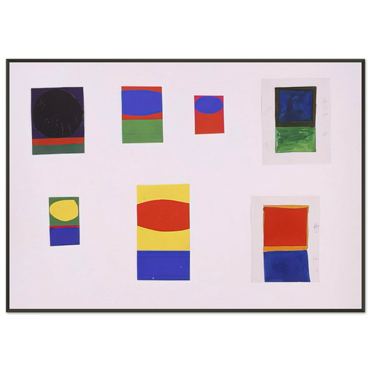 Ellsworth Kelly  Tablet 153 Framed Art Print  - Aluminum Frame - 21x29.7 cm / 8x12"