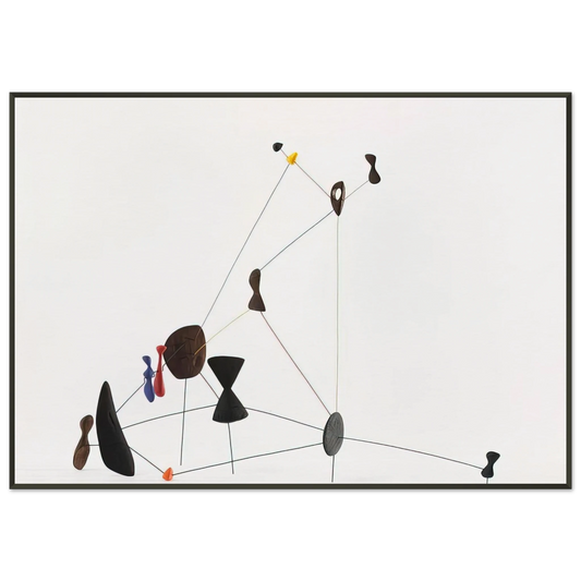 Alexander Calder  CONSTELLATION 1943 Framed Art Print  - Aluminum Frame - 21x29.7 cm / 8x12"