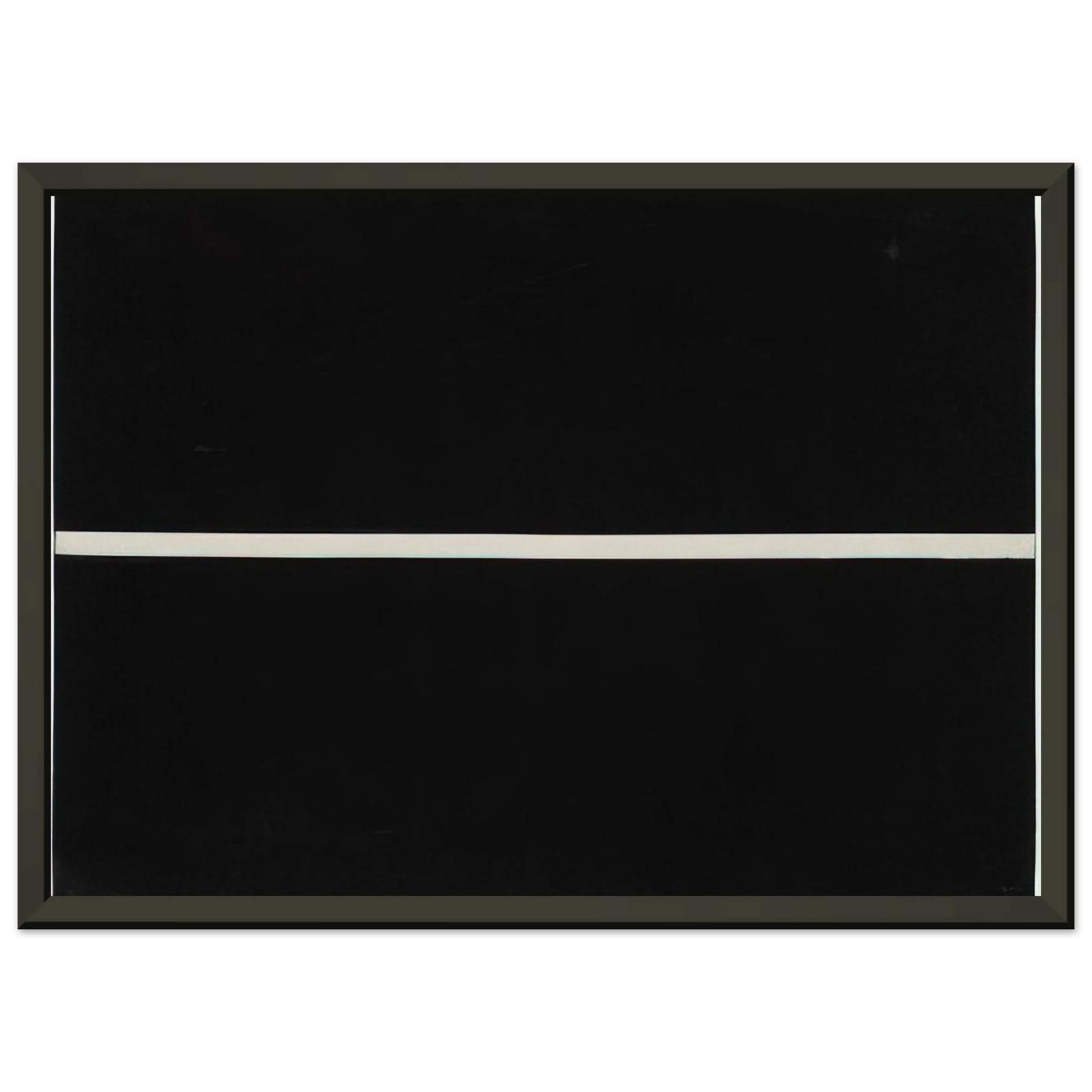 Ellsworth Kelly  Horizontal Band Framed Art Print  - Aluminum Frame - 60x80 cm / 24x32 inches