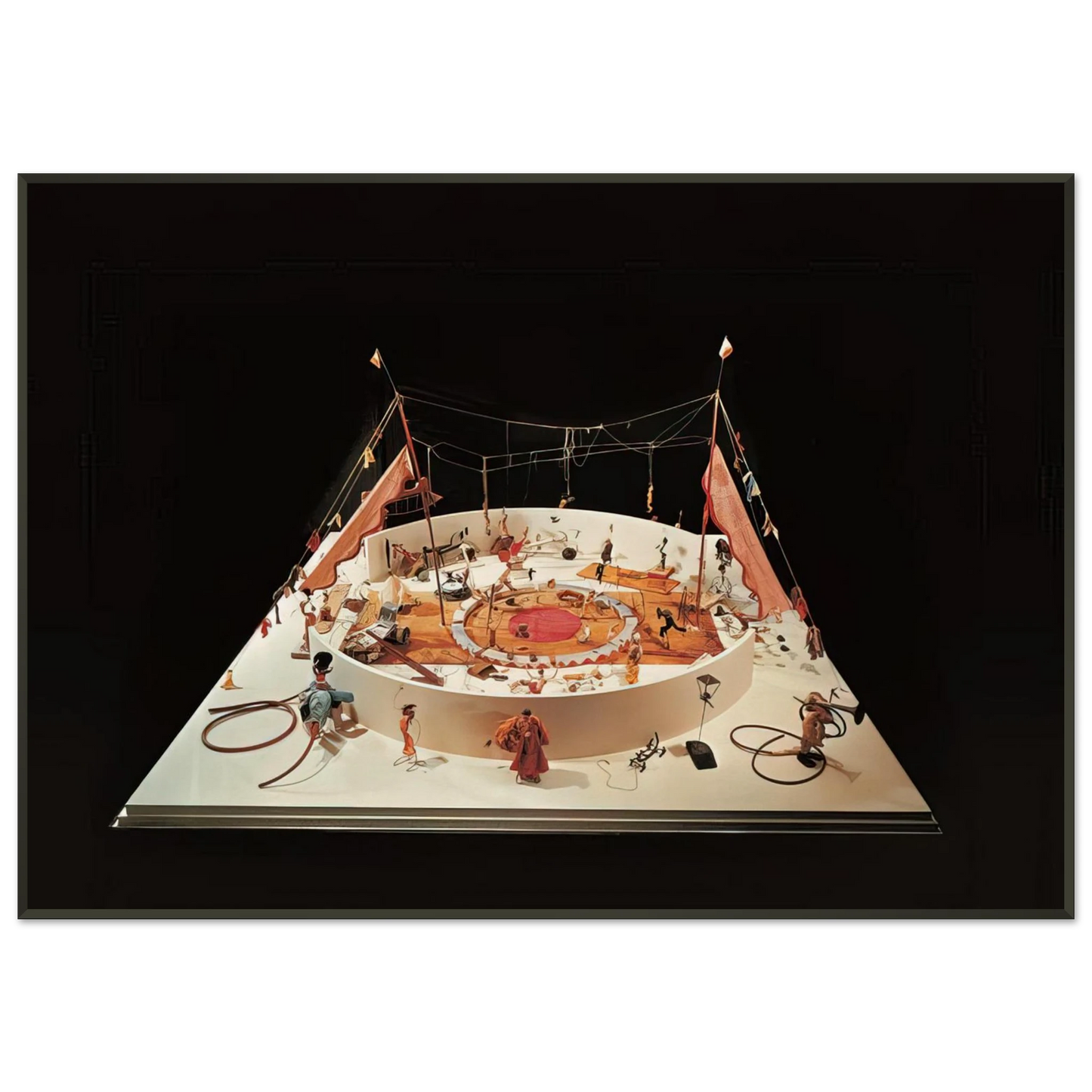 Alexander Calder  CALDER S CIRCUS 1931 Framed Art Print  - Aluminum Frame - 21x29.7 cm / 8x12"