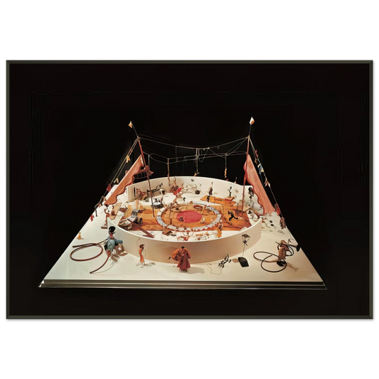 Alexander Calder  CALDER S CIRCUS 1931 Framed Art Print  - Aluminum Frame - 21x29.7 cm / 8x12"