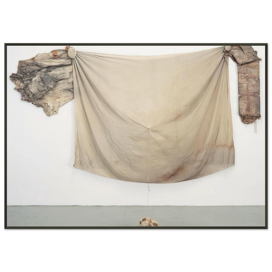 Robert Rauschenberg  FRANCISCAN II 1972 Framed Art Print  - Aluminum Frame - 21x29.7 cm / 8x12"