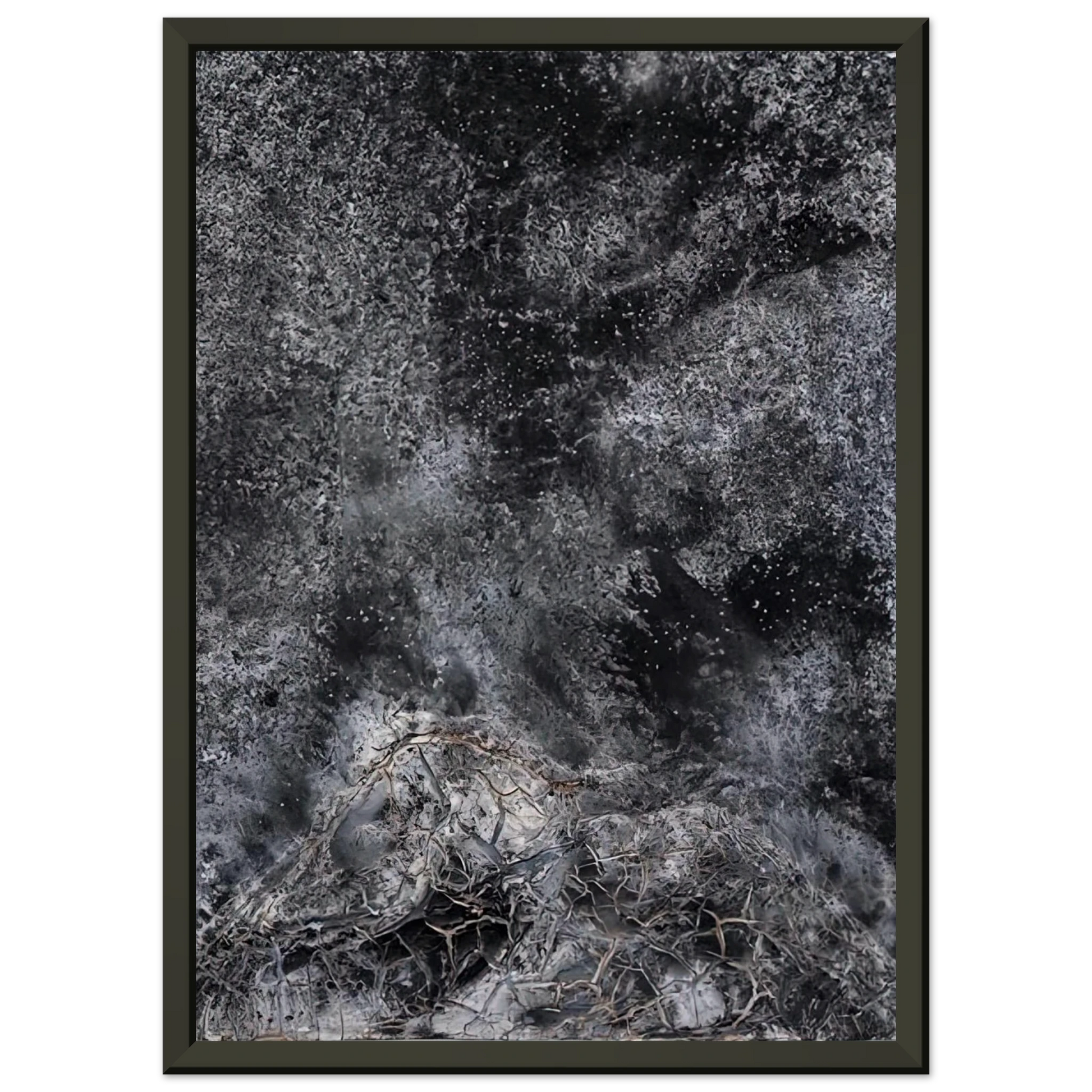 Anselm Kiefer  THE SECRET LIFE OF PLANTS FOR ROBERT FLUDD 2014 Framed Art Print  - Aluminum Frame - 60x80 cm / 24x32 inches