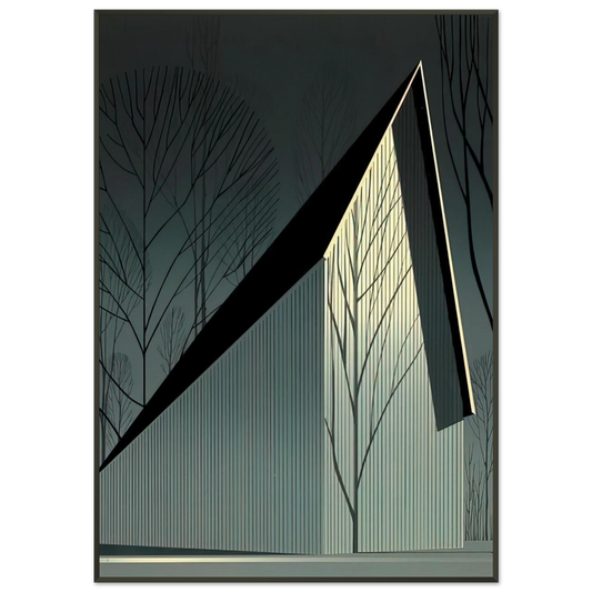 Eyvind Earle  Pearl Framed Art Print  - Aluminum Frame - 21x29.7 cm / 8x12"