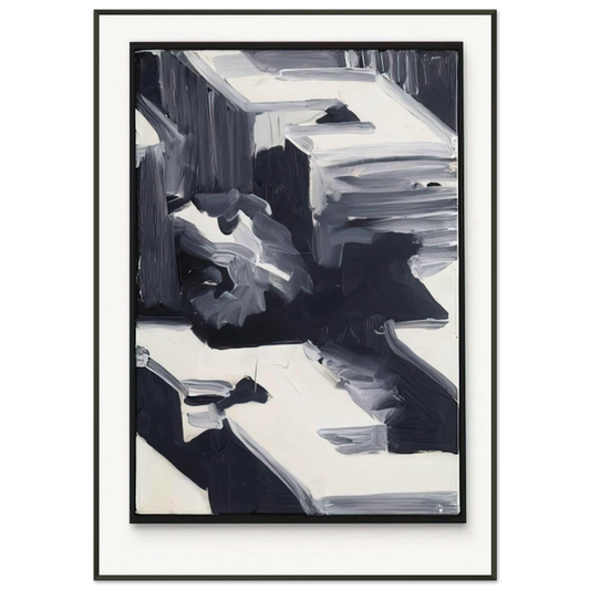 Gerhard Richter  TOWNSCAPE 1968 1 Framed Art Print  - Aluminum Frame - 21x29.7 cm / 8x12"