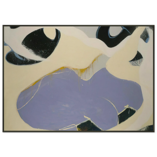 Norman Bluhm  Thamyris  1972 Framed Art Print  - Aluminum Frame - 21x29.7 cm / 8x12"
