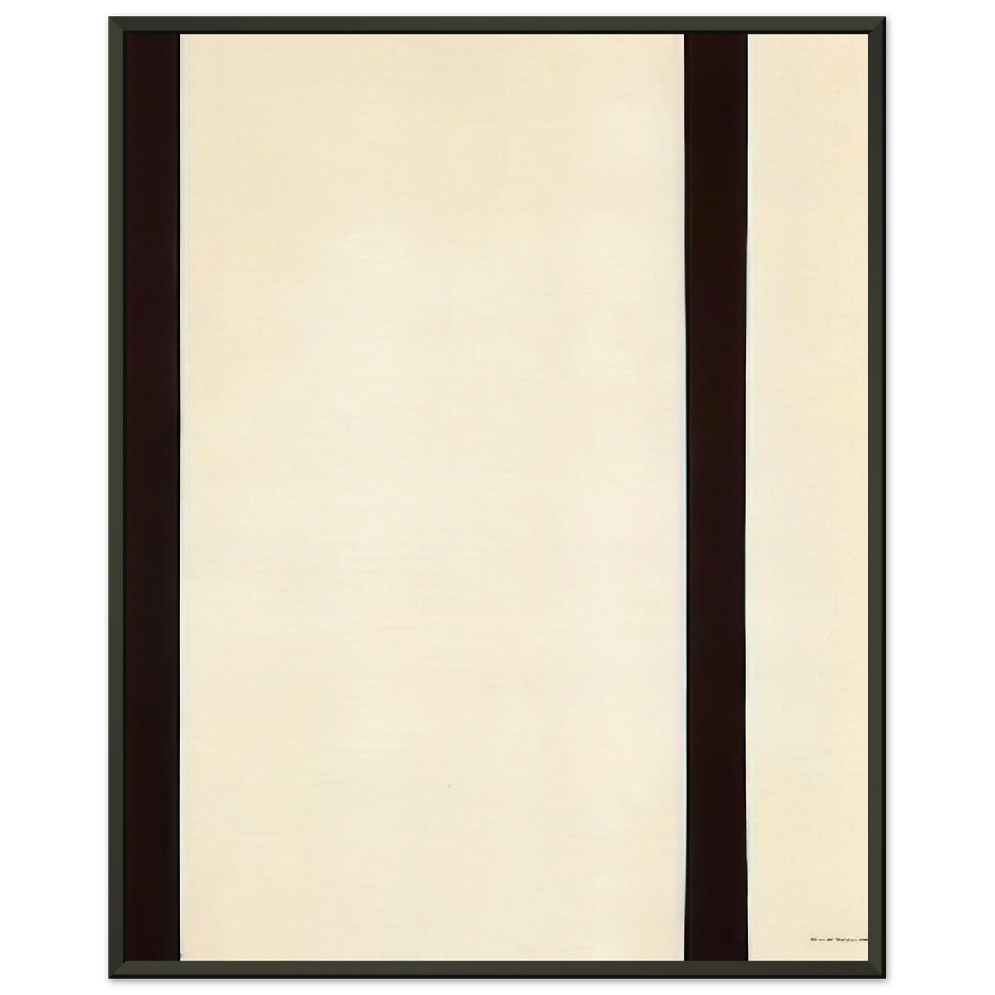 Barnett Newman  The Station of the Cross  Eighth Station Framed Art Print  - Aluminum Frame - 70x100 cm / 28x40 inches