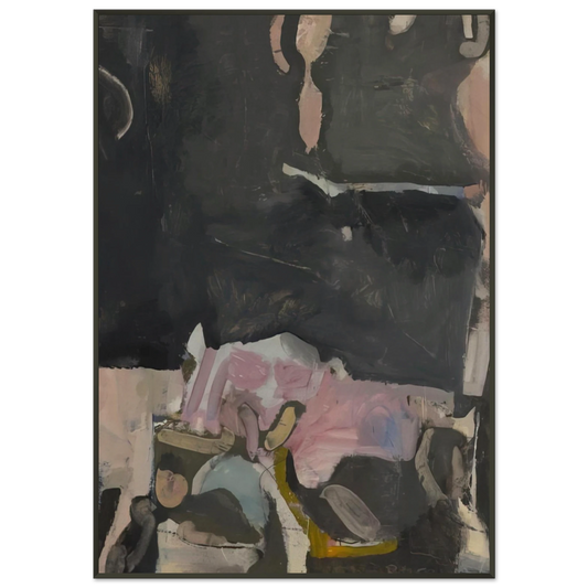 Richard Diebenkorn  Berkeley 7 Framed Art Print  - Aluminum Frame - 21x29.7 cm / 8x12"