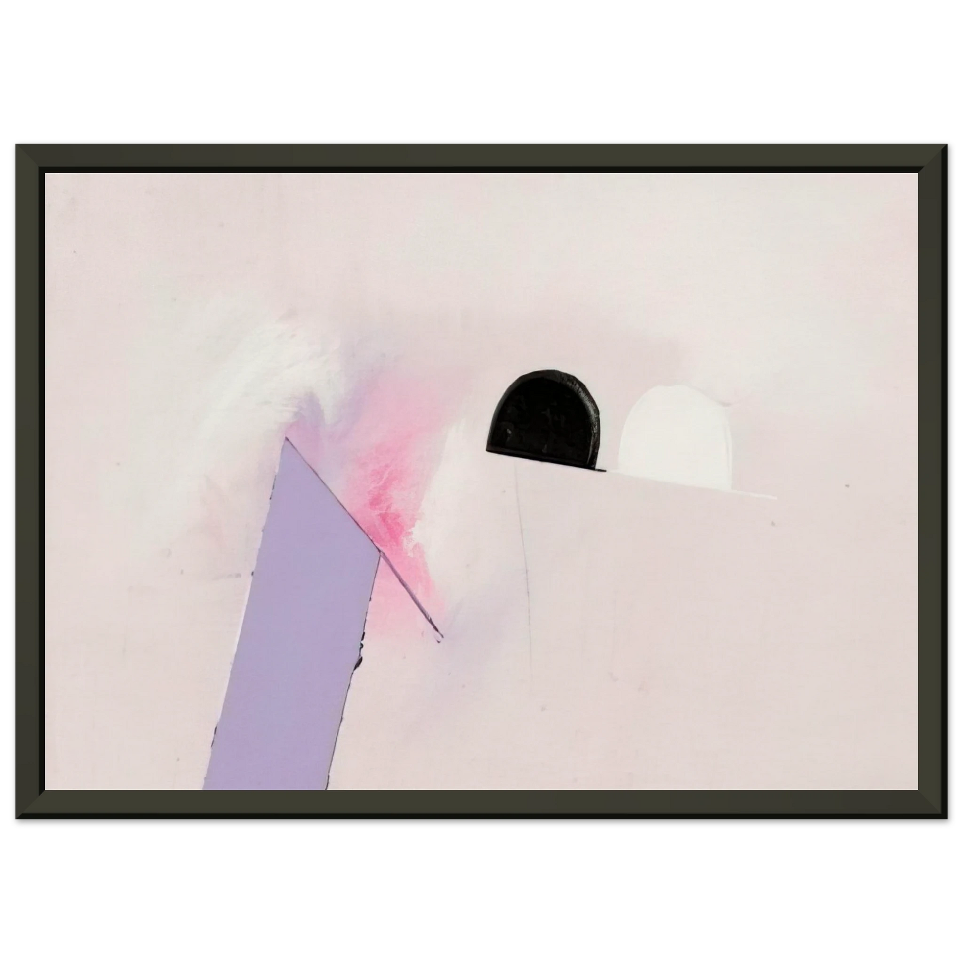 Luis Feito  UNTITLED Framed Art Print  - Aluminum Frame - 40x50 cm / 16x20 inches