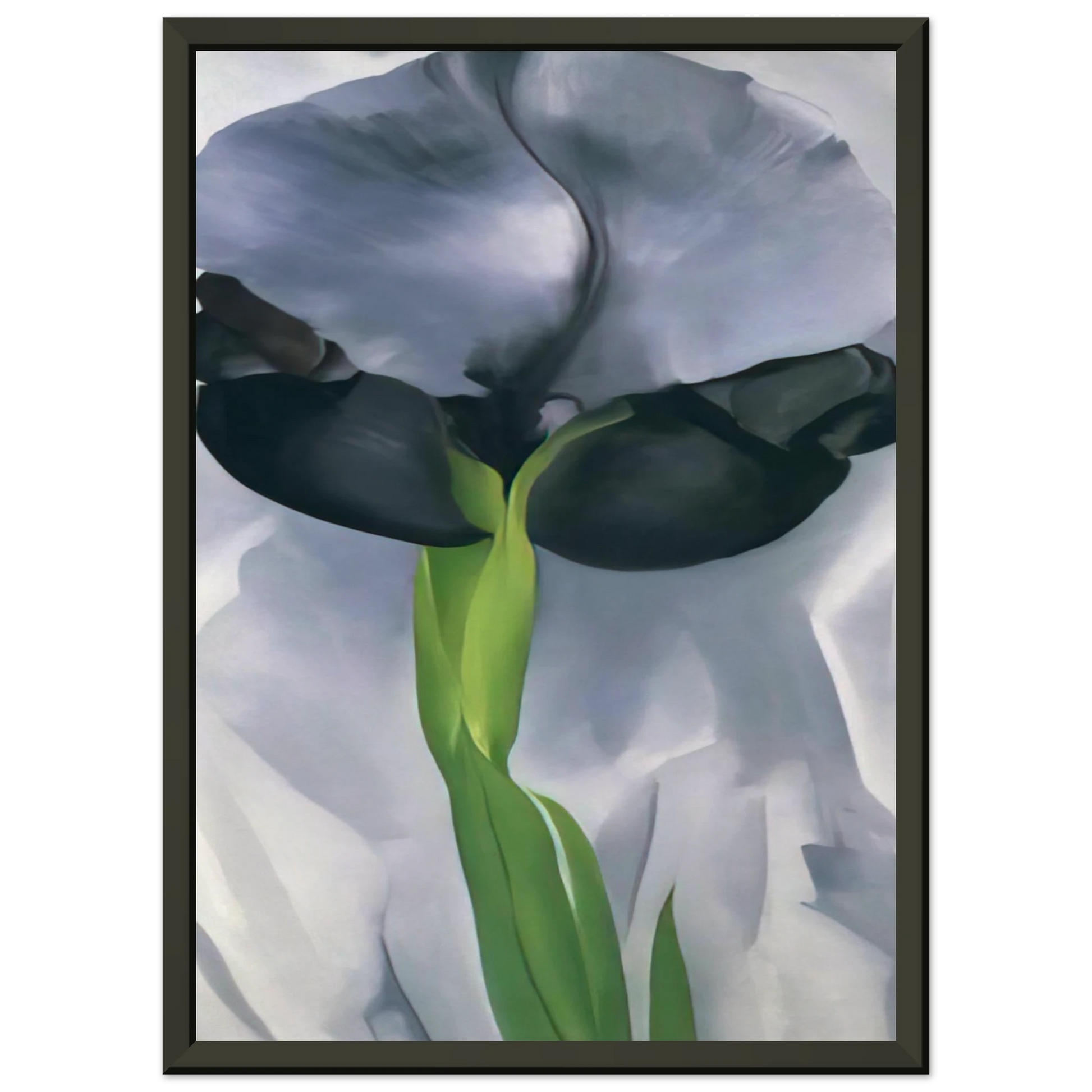 Georgia OKeeffe  Iris 7 Framed Art Print  - Aluminum Frame - 40x50 cm / 16x20 inches