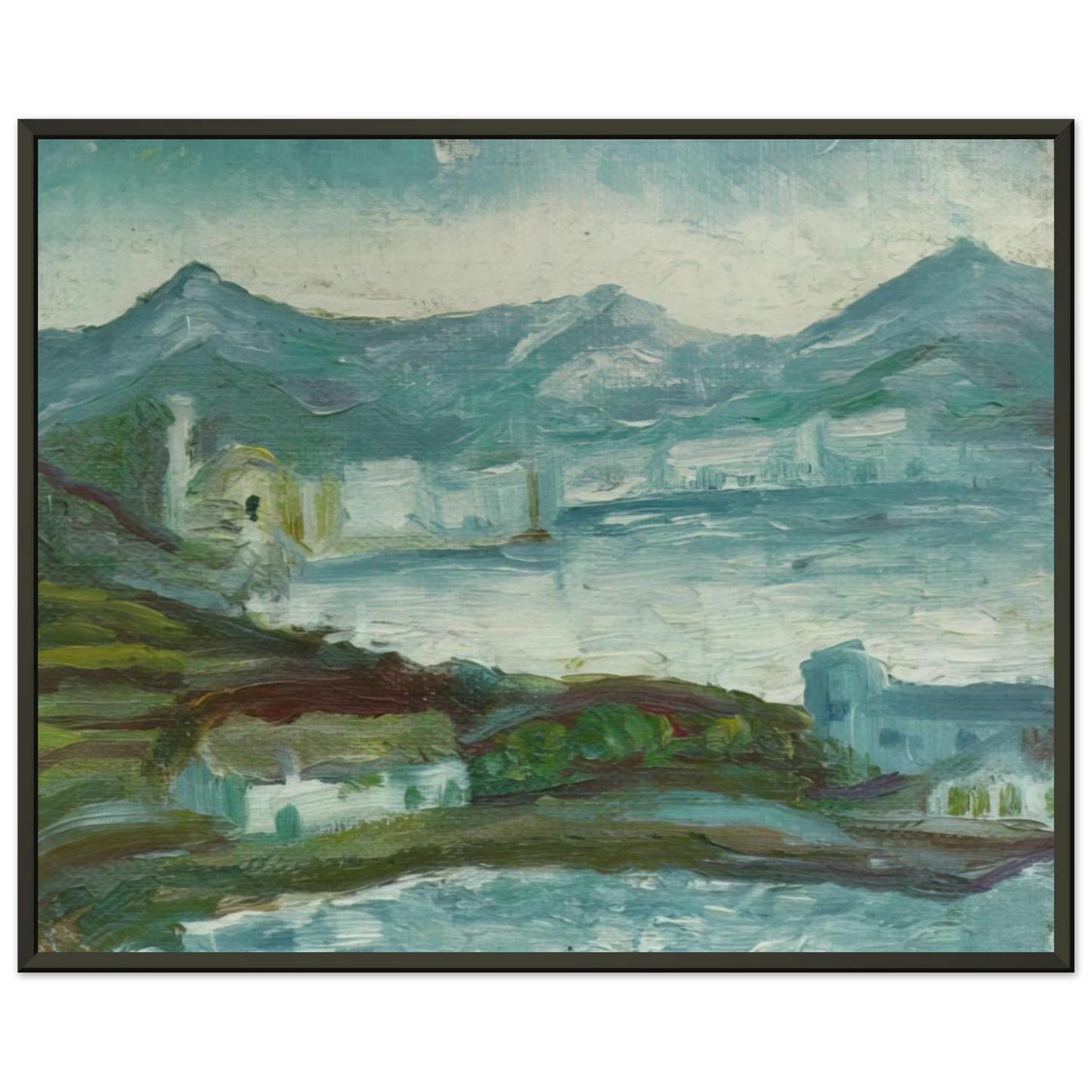 Salvador Dali  CADAQUES 2 Framed Art Print  - Aluminum Frame - 40x50 cm / 16x20 inches