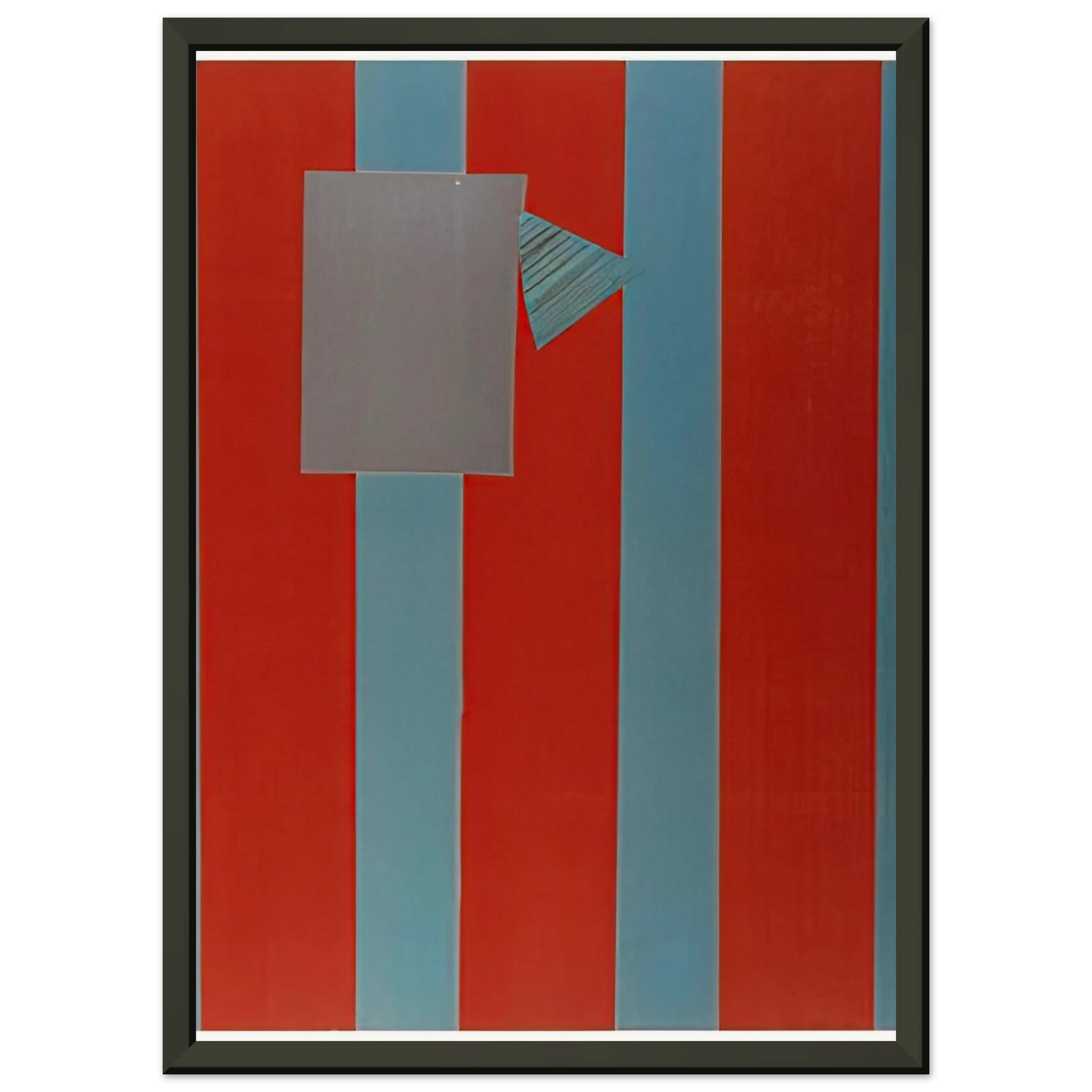 Sam Gilliam  Castle Banner 5 Framed Art Print  - Aluminum Frame - 70x100 cm / 28x40 inches