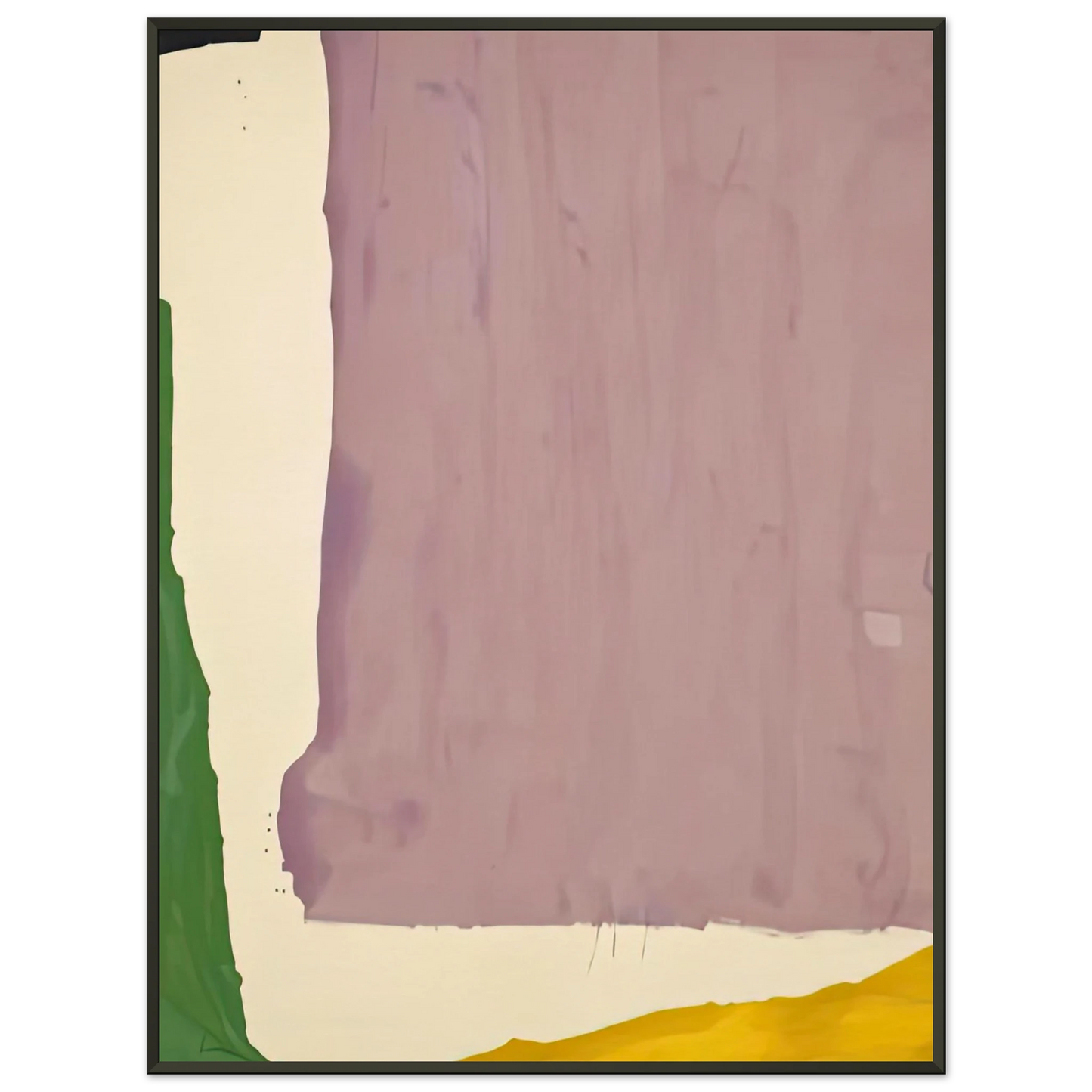 Helen Frankenthaler  Mauve District 1966 Framed Art Print  - Aluminum Frame - 40x50 cm / 16x20 inches