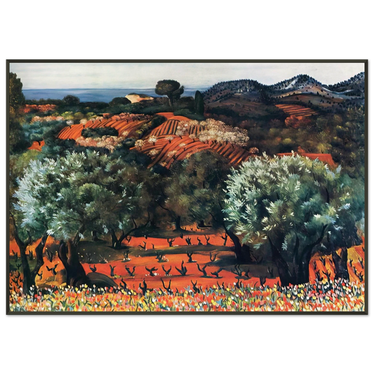 Moise Kisling  NOT IDENTIFIED 15 Framed Art Print  - Aluminum Frame - 21x29.7 cm / 8x12"