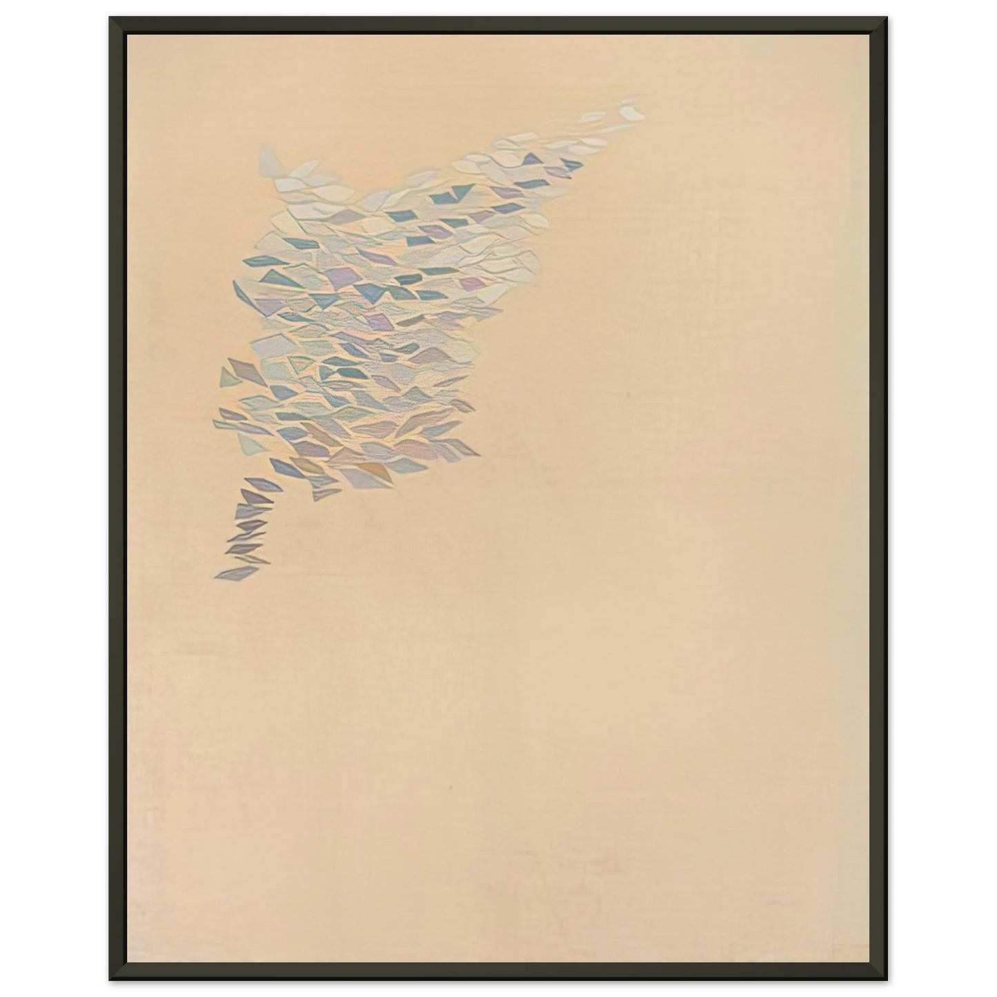 Robert Goodnough  Development TK Como  1970 Framed Art Print  - Aluminum Frame - 70x100 cm / 28x40 inches