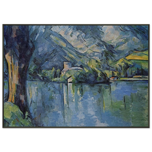Paul Cezanne  The Lac dAnnecy Framed Art Print  - Aluminum Frame - 21x29.7 cm / 8x12"