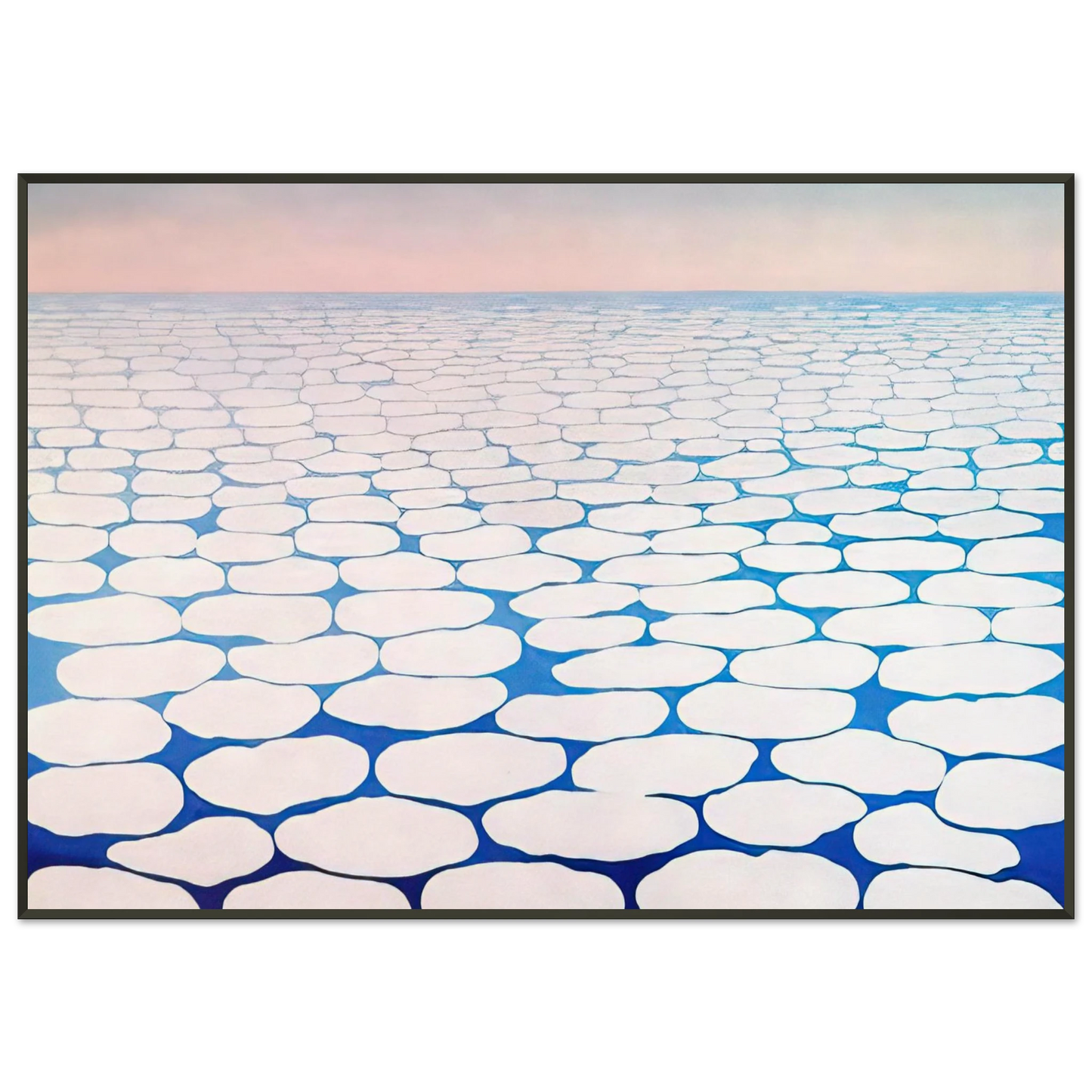 Georgia OKeeffe  Sky above clouds III Framed Art Print  - Aluminum Frame - 21x29.7 cm / 8x12"