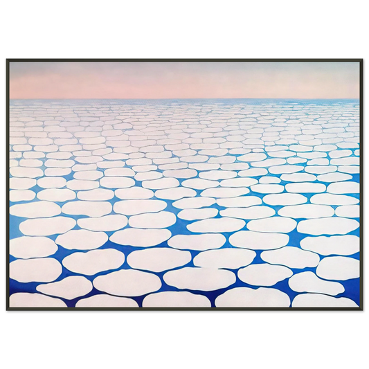 Georgia OKeeffe  Sky above clouds III Framed Art Print  - Aluminum Frame - 21x29.7 cm / 8x12"
