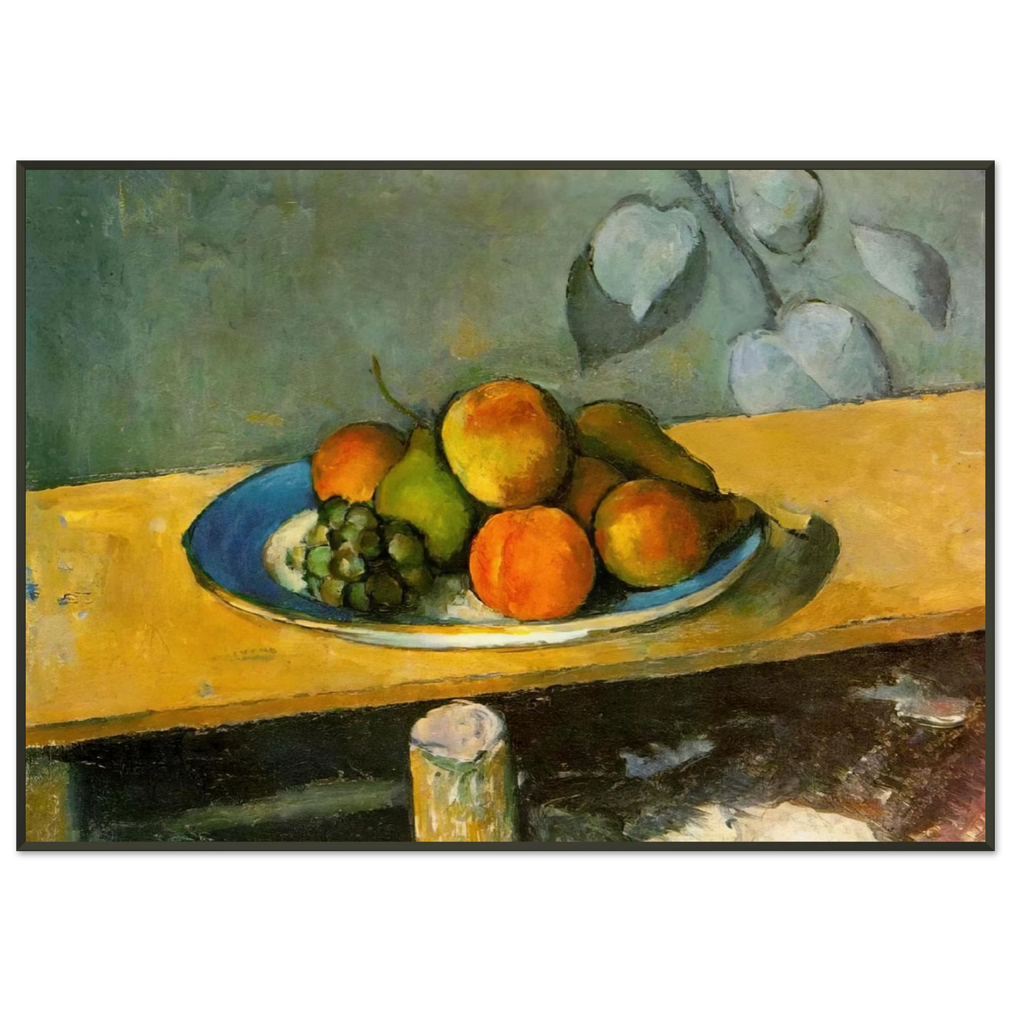 Paul Cezanne  Apples Pears and Grapes Framed Art Print  - Aluminum Frame - 21x29.7 cm / 8x12"